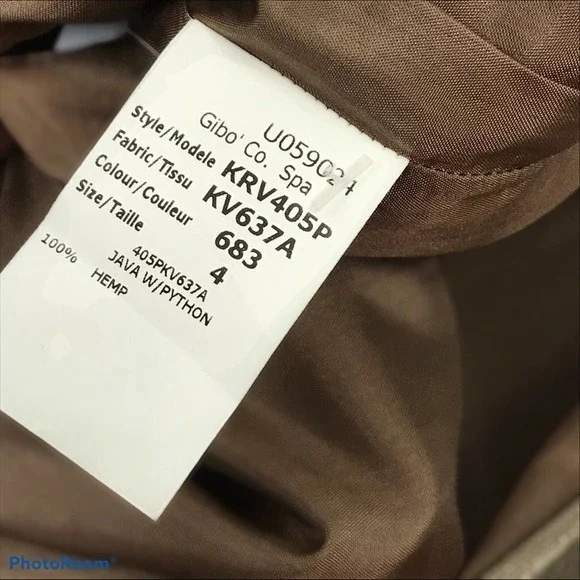 Michael Kors 100% hemp python trim dress - Picture 10 of 11